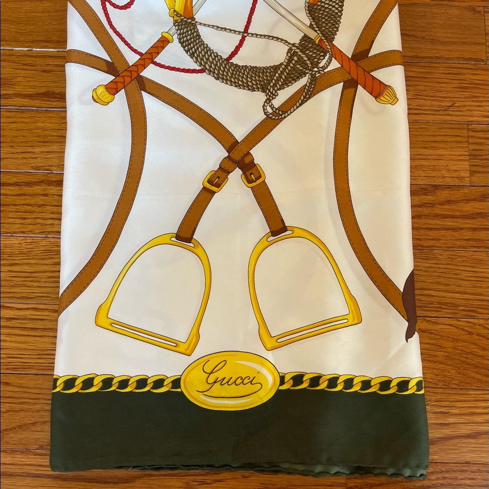 Gucci Equestrian Silk Scarf - Picture 8 of 12